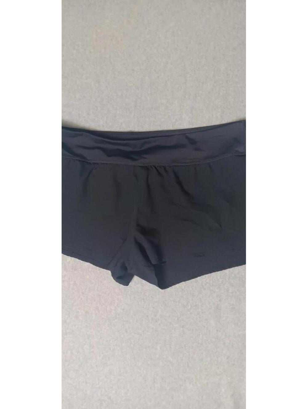 Nike Athletic Layered Shorts Womens Size Large Black Running Jogging Workout Gym - Picture 4 of 10